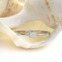 Solitaire White Diamond ring