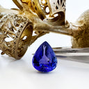 Tanzanite - violet/BLUE Pear Cut - 4.080ct
