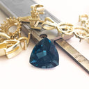 Loose London Blue Topaz gemstone