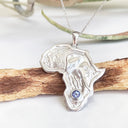 Africa Elephant White Gold Pendant