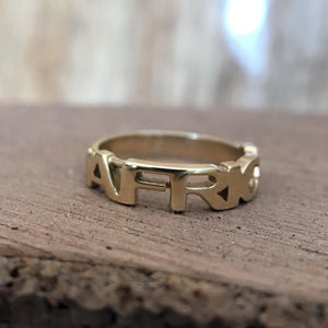 Gold Africa Ring