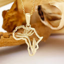 Yellow Gold Strelitzia Bird of paradise pendant