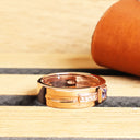 African King Tanzanite with Diamond Highlight Rose Gold Band
