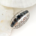 Black Diamond Africa Pattern Ring