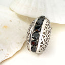 Black Diamond Africa Pattern Ring
