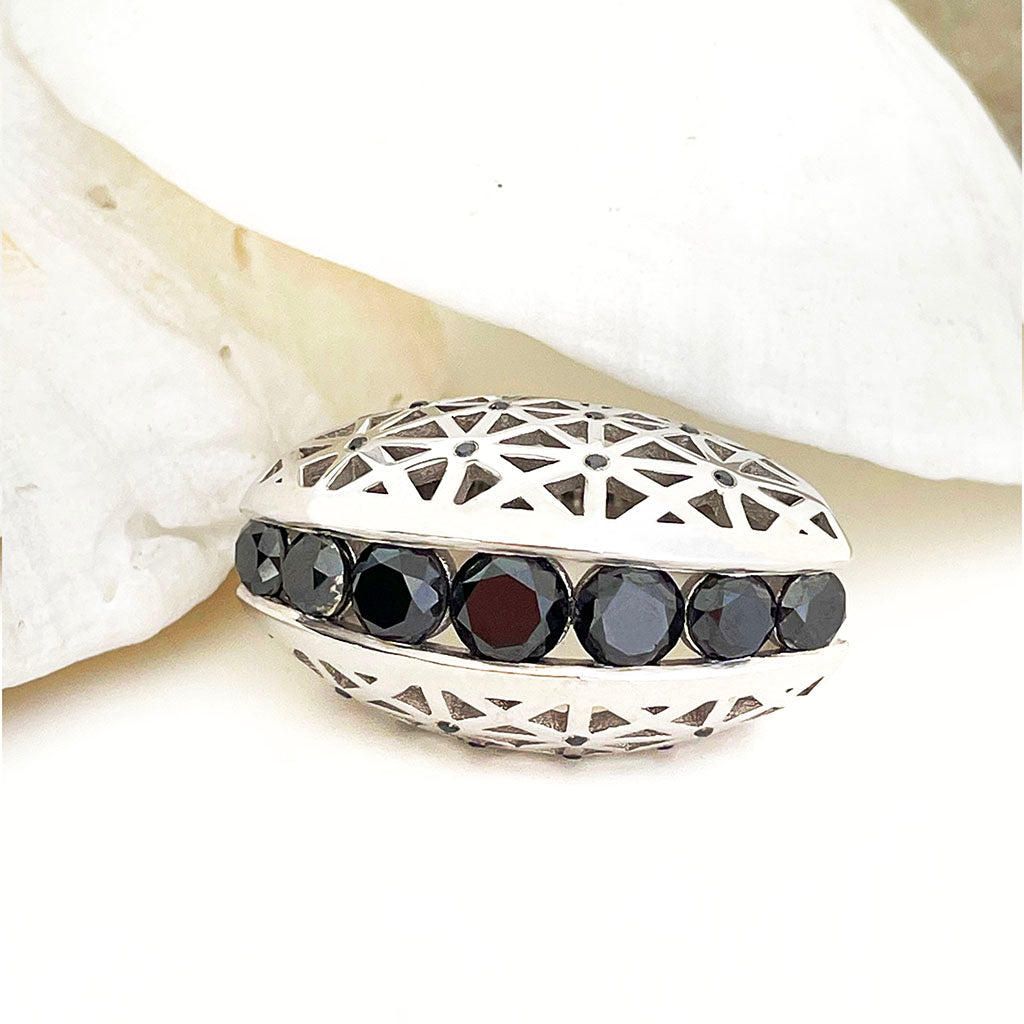 Black Diamond Africa Pattern Ring