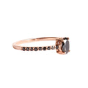 All the Black Diamonds Black Diamond Rose Gold Ring
