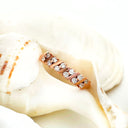 Rose Gold and white diamond ring