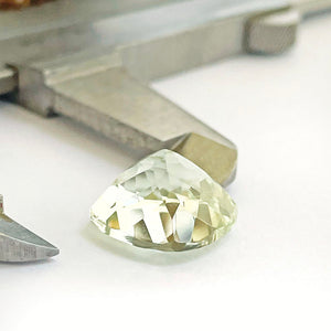 loose green amethyst gemstone