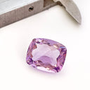 Loose cushion cut purple amethyst gemstone