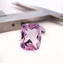 Loose cushion cut purple amethyst gemstone