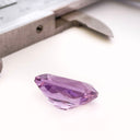 Loose cushion cut purple amethyst gemstone