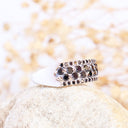 Black Diamond White Gold Ring