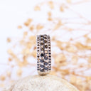 Black Diamond White Gold Ring