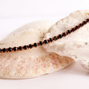 Black Diamond Rose Gold Tennis Bracelet