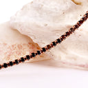 Black Diamond Rose Gold Tennis Bracelet