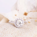 White Diamond White Gold Ring