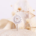 White Diamond White Gold Ring