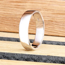 Classic 5.5mm Wide White Gold Band Ring