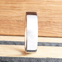 Classic 5.5mm Wide White Gold Band Ring
