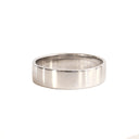 Classic 5.5mm Wide White Gold Band Ring