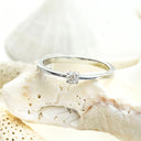 Solitaire White Diamond ring