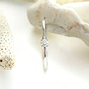 Solitaire White Diamond ring