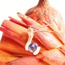 Contemporary Tanzanite Rose Gold Swish Pendant