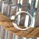 Curvaceous Solitaire Split Band Peridot Ring