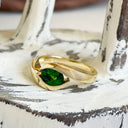 Yellow Gold Tsavorite Ring
