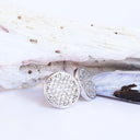 White Diamond White Gold Earrings