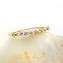 Diamond eternity stacking ring