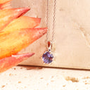 White Gold Tanzanite Pendant