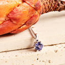 White Gold Tanzanite Pendant