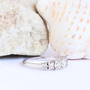 White Diamond White Gold Ring