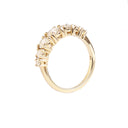 Diamond Crescendo White Diamond Ring in Yellow Gold