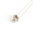 Diamond Studded 9-carat White Gold Africa Pendant