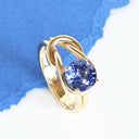 Sapphire Yellow Gold Ring