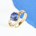 Sapphire Yellow Gold Ring