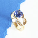 Sapphire Yellow Gold Ring