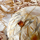 Elegant Cushion Cut Double Claw Citrine Pendant