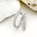 Full Diamond Hoops