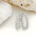 Full Diamond Hoops