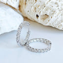 Full Diamond Hoops