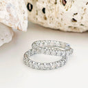 Full Diamond Hoops