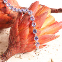 Tanzanite tennis bracelet