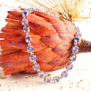 Tanzanite tennis bracelet