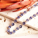 Tanzanite tennis bracelet