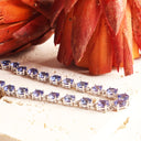 Tanzanite tennis bracelet