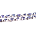 Elegant Round Cut Tanzanite Bracelet